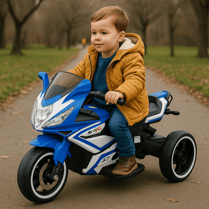 Električni dječji motor na akumulator – – Plava – slika 5