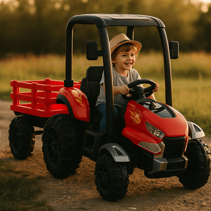 Električni Dječji Traktor s Prikolicom 4x4 – – – slika 3