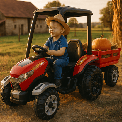 Električni Dječji Traktor s Prikolicom 4x4 – – – slika 1