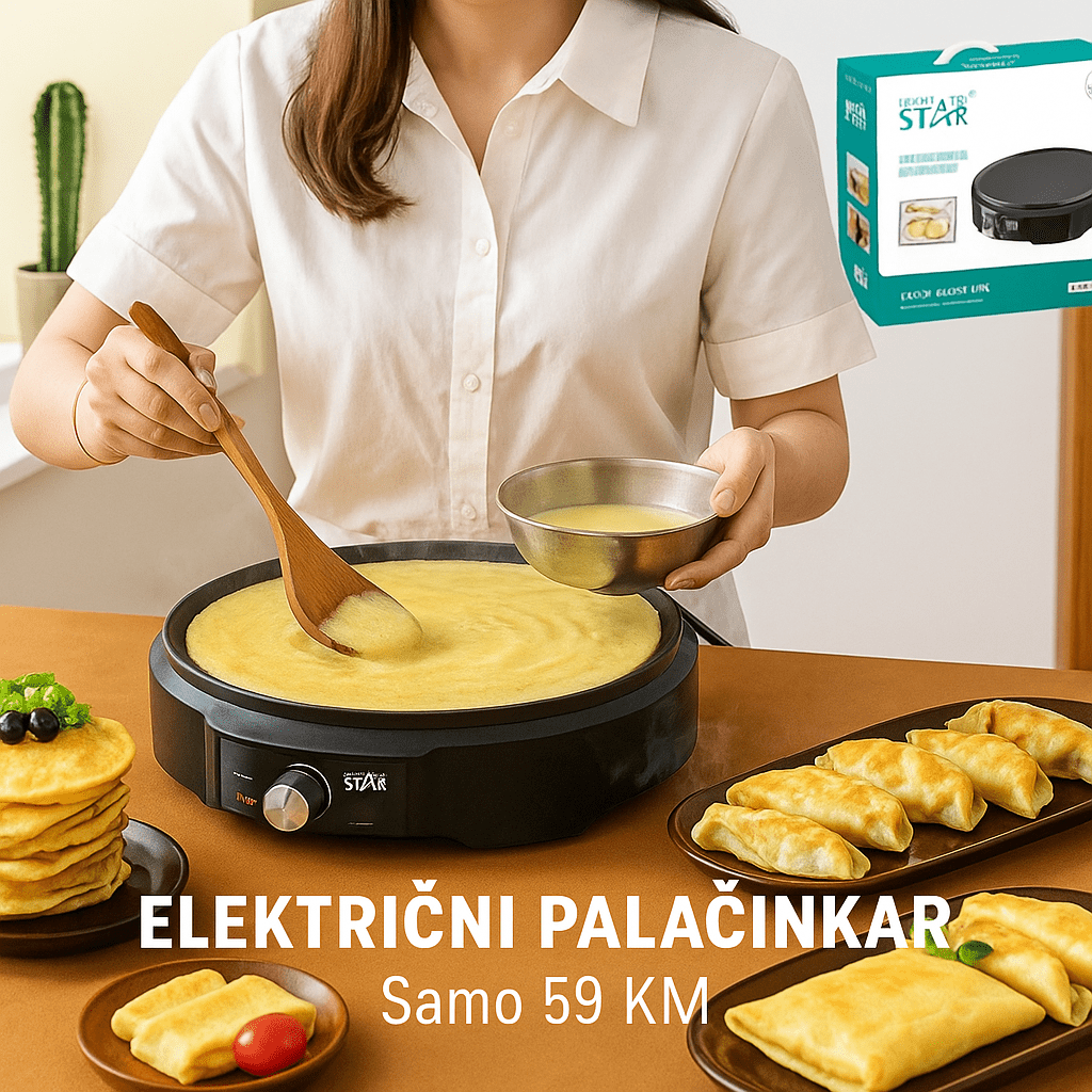 Električni Palačinkar 1200W - SAMO KLIKNI
