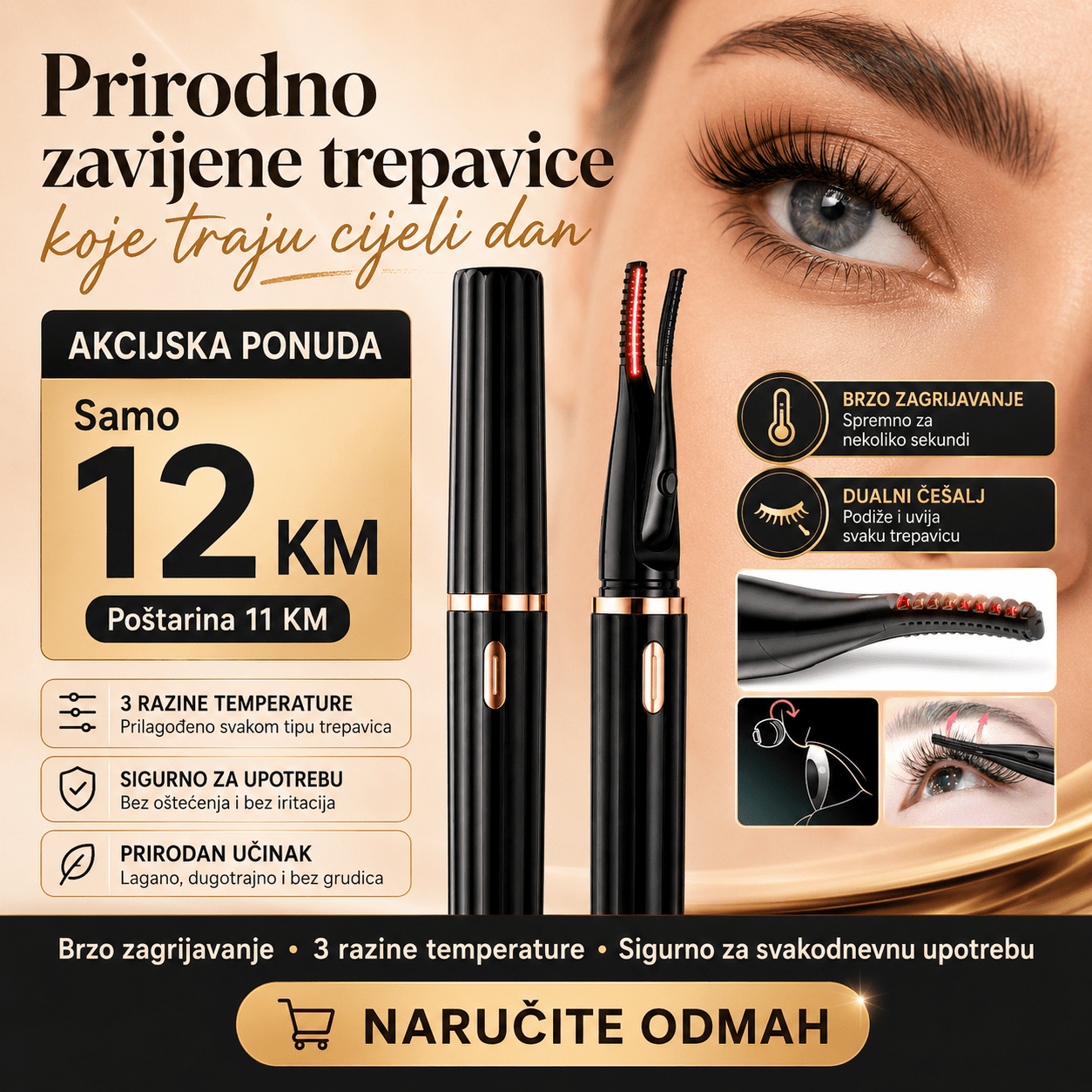 Električni Uvijač Trepavica – – – slika 1