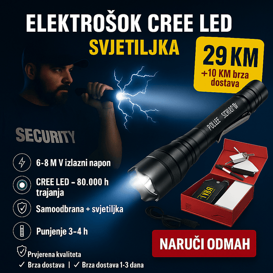 Elektrošoker svjetiljka (jači model) - SAMO KLIKNI