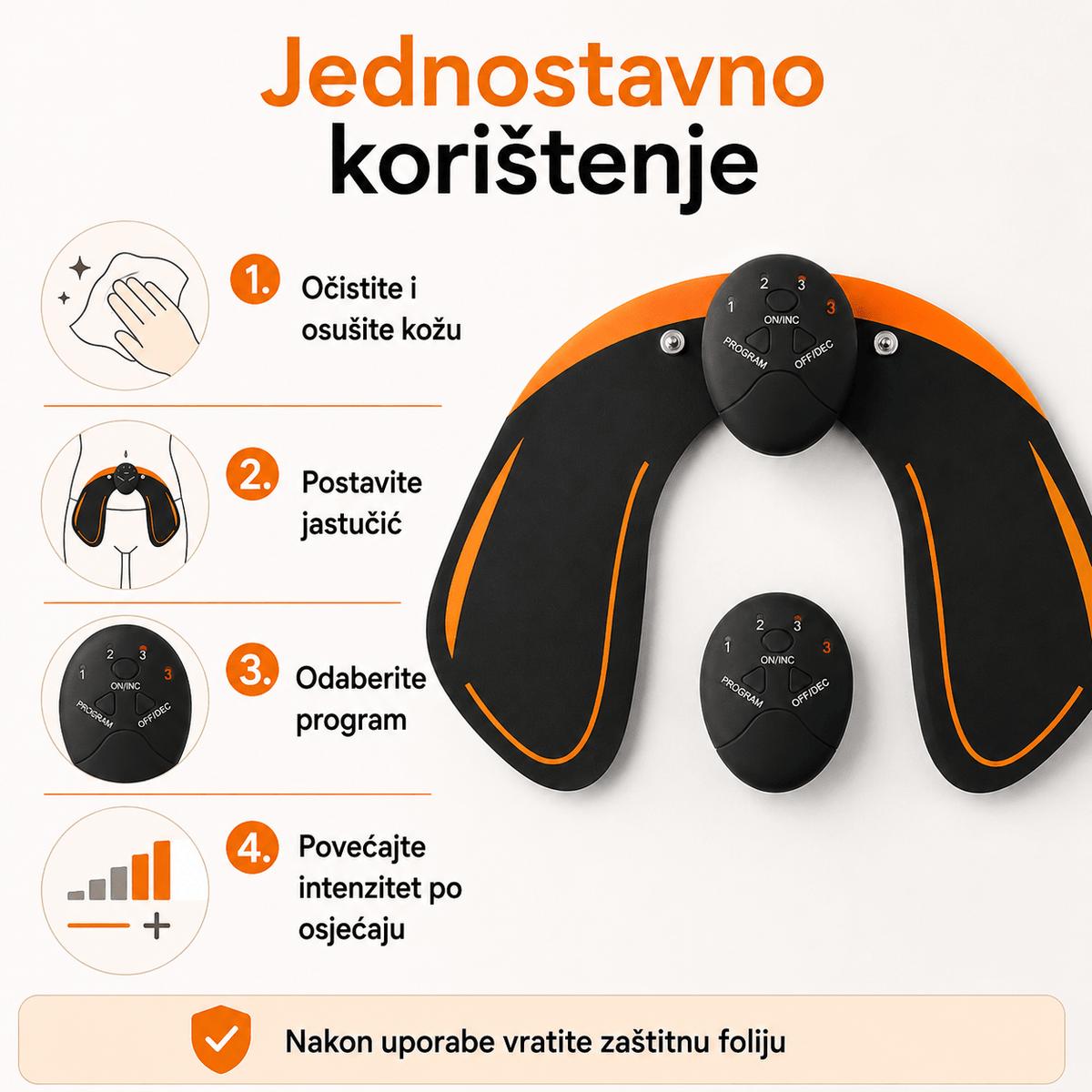 EMS stimulator za stražnjicu i bokove – Fitness uređaji – – slika 6