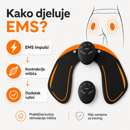 EMS stimulator za stražnjicu i bokove – Fitness uređaji – – slika 4