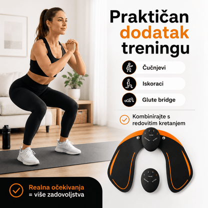 EMS stimulator za stražnjicu i bokove – Fitness uređaji – – slika 1