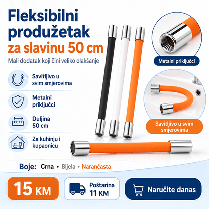 Fleksibilni Produžetak za Česmu 50 cm – – – slika 4