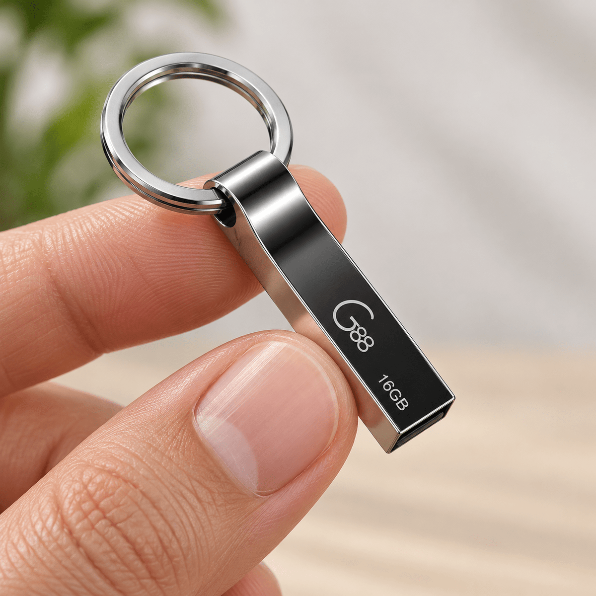 G88 USB memorija s metalnim prstenom – 2, 16 ili 32 GB – USB memorije G88 – 16 GB – slika 3