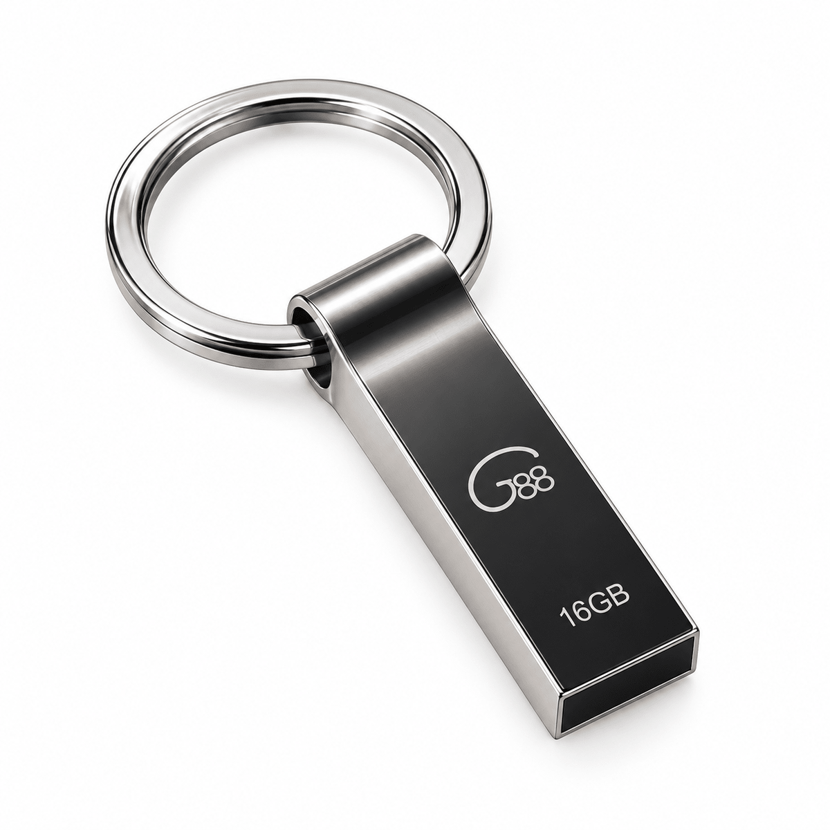 G88 USB memorija s metalnim prstenom – 2, 16 ili 32 GB – USB memorije G88 – 16 GB – slika 1