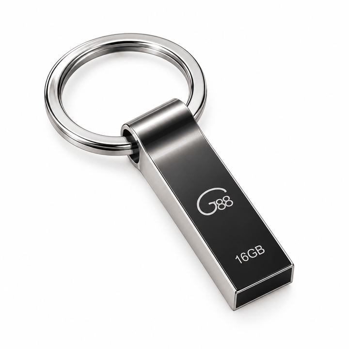 G88 USB memorija s metalnim prstenom – 2, 16 ili 32 GB