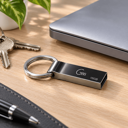 G88 USB memorija s metalnim prstenom – 2, 16 ili 32 GB – USB memorije G88 – 16 GB – slika 2