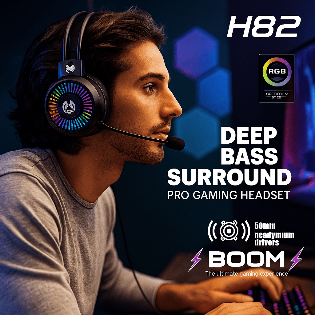 Gaming Slušalice H82 - SAMO KLIKNI