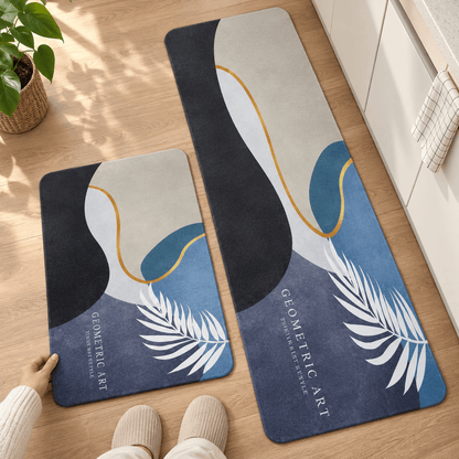 GEOMETRIC ART podne prostirke – set 40 × 60 i 40 × 120 cm – Geometrijski setovi podnih prostirki – – slika 3