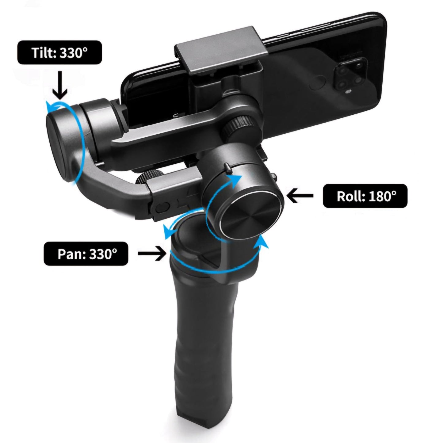 Gimbal Stabilizator za Pametne Telefone s 3 - osi - SAMO KLIKNI