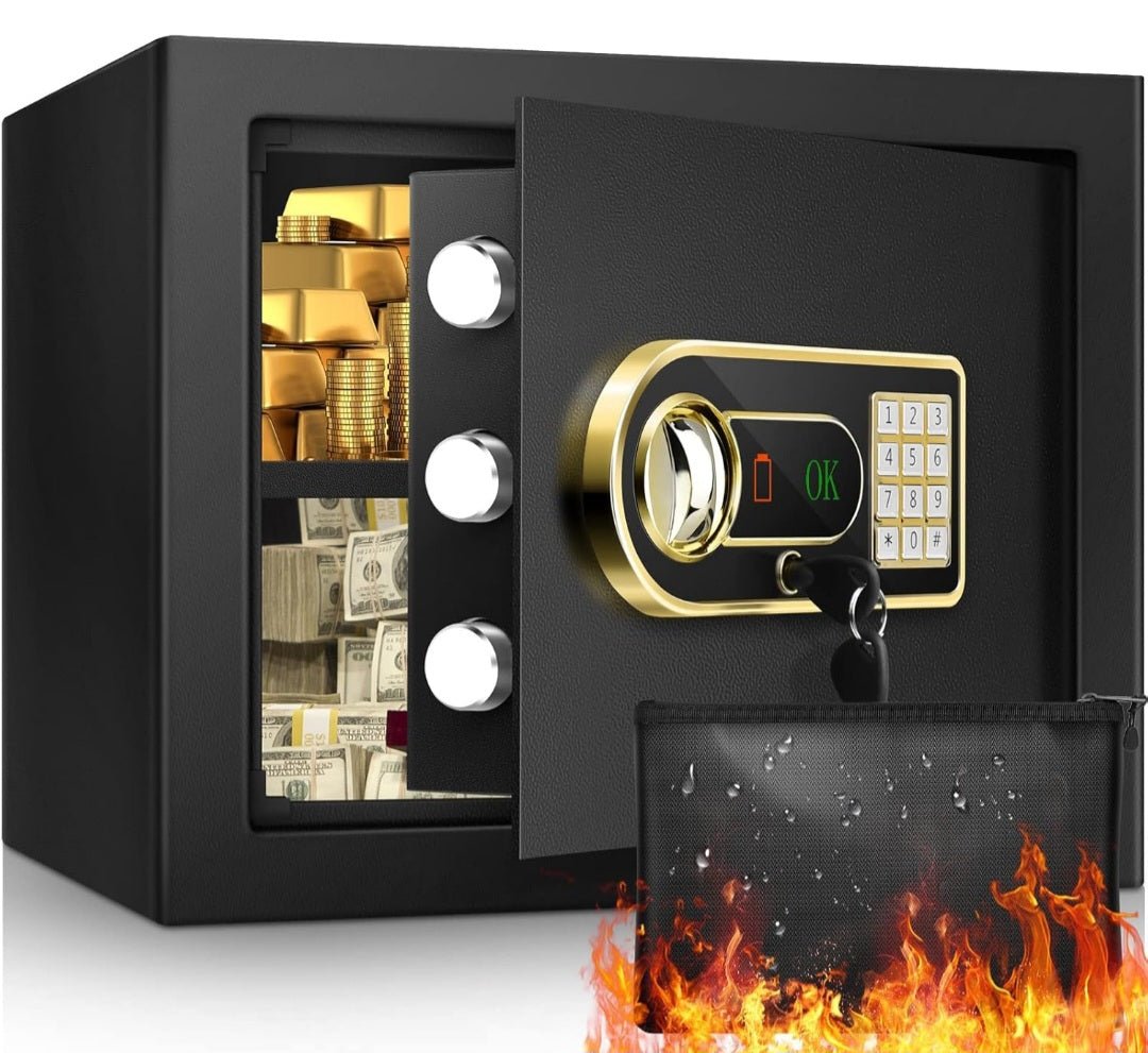 "Gold" Digitalni Sef sa šifrom i ključem – – – slika 2