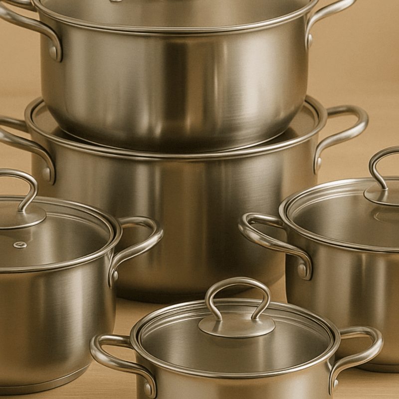 Gourmet Pro 10 - dijelni set lonaca – Posuđe i Kuhinjski Pribor – – slika 3