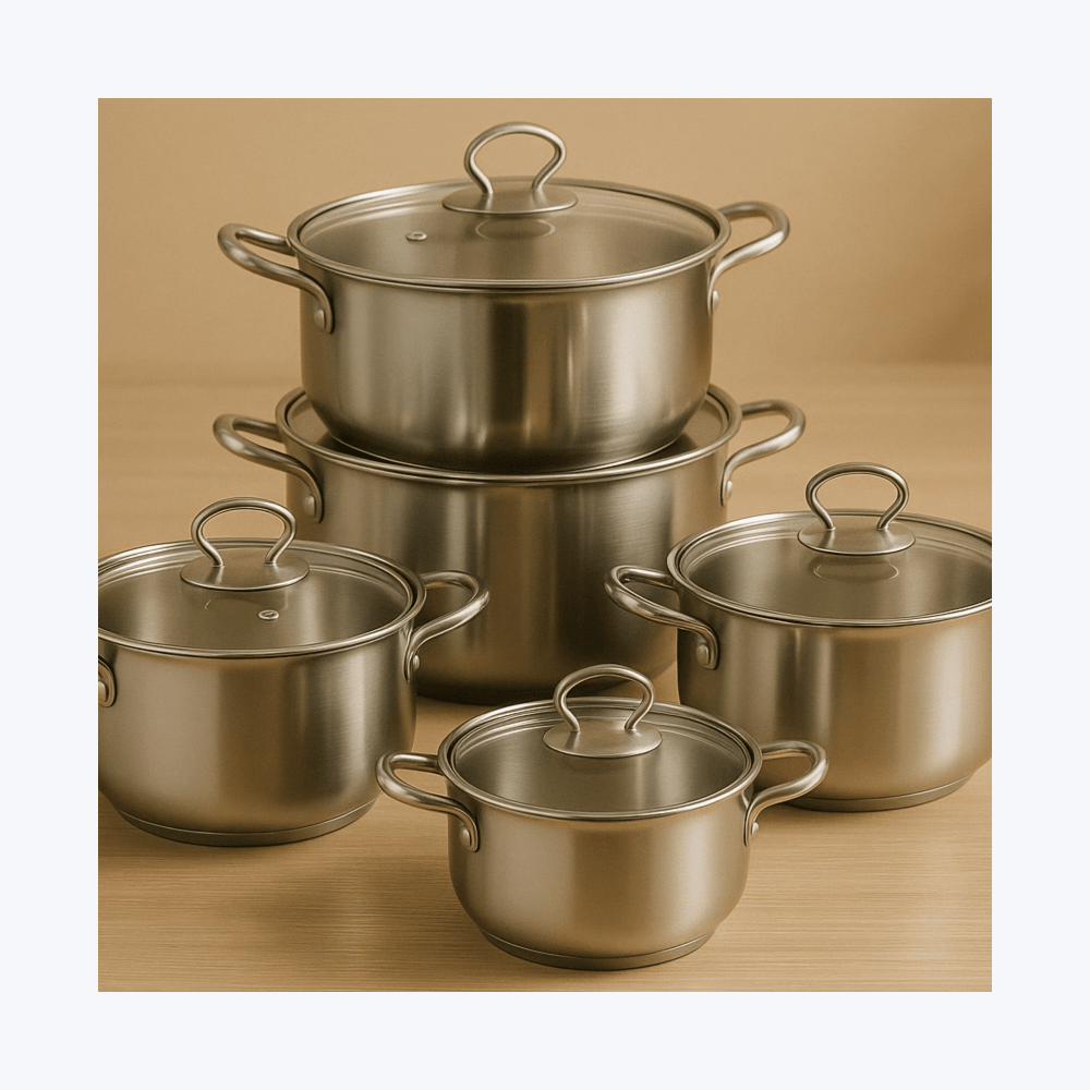 Gourmet Pro 10 - dijelni set lonaca – Posuđe i Kuhinjski Pribor – – slika 4