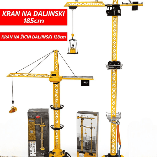 Građevinski Kranovi na Daljinski - SAMO KLIKNI
