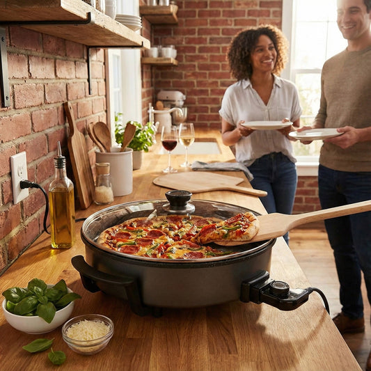 Granitni Električni Pica Pekač 36 CM – – – slika 1