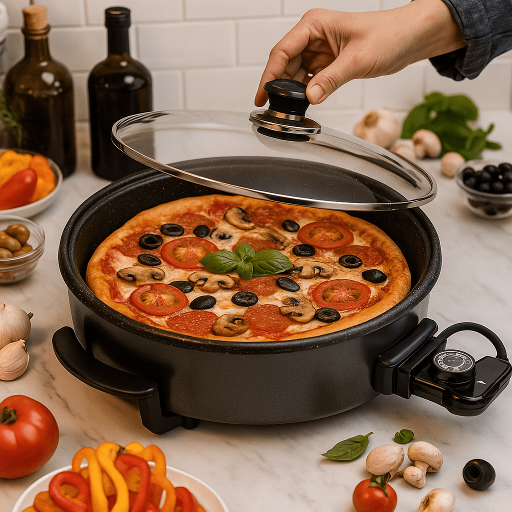 Granitni Električni Pica Pekač 36 CM – – – slika 3