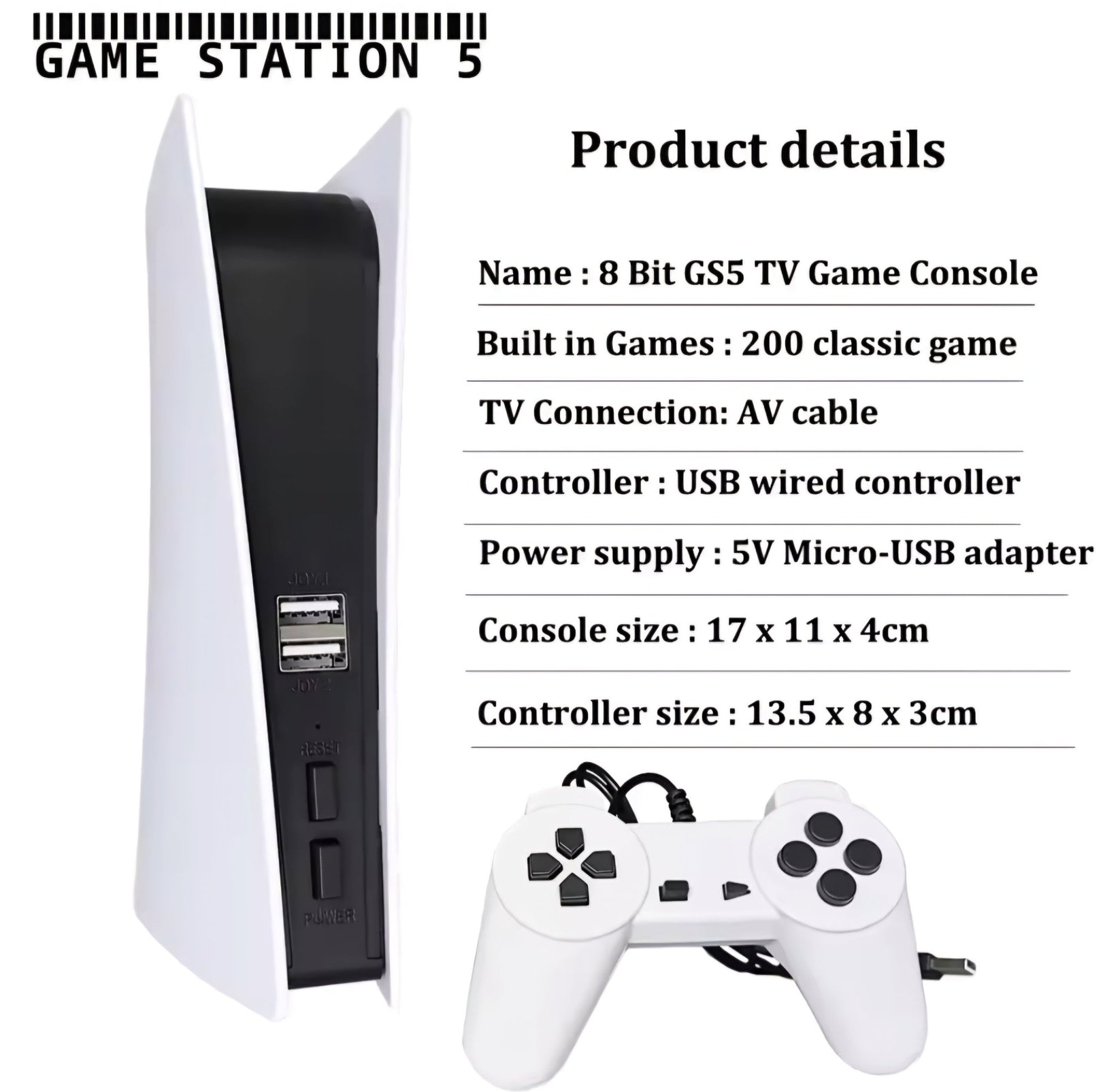 GS5 Retro Igraća Konzola – – – slika 3
