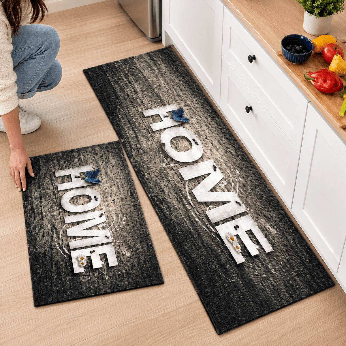 HOME set podnih prostirki – 40 × 60 i 40 × 120 cm – Setovi podnih prostirki HOME – – slika 3