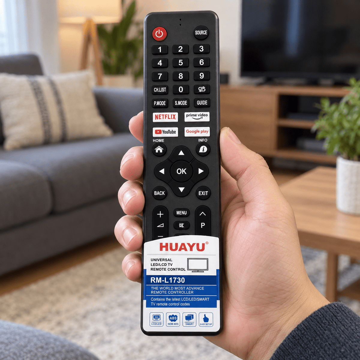 HUAYU RM-L1730 univerzalni daljinski upravljač – Univerzalni daljinski HUAYU RML1730 – – slika 3