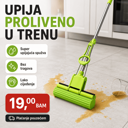 Inovativni Mop s Teleskopskom Ručkom – Kućanski Pribor i Čišćenje – – slika 4