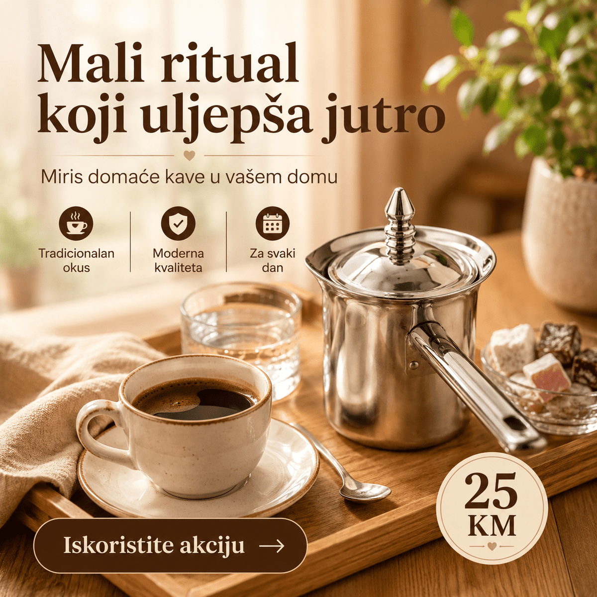 INOX Džezva za Kavu s Poklopcem – – – slika 5