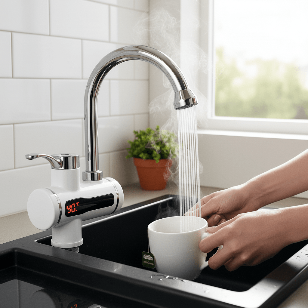 Instant Česma s Grijačem – – Stojeći – slika 8