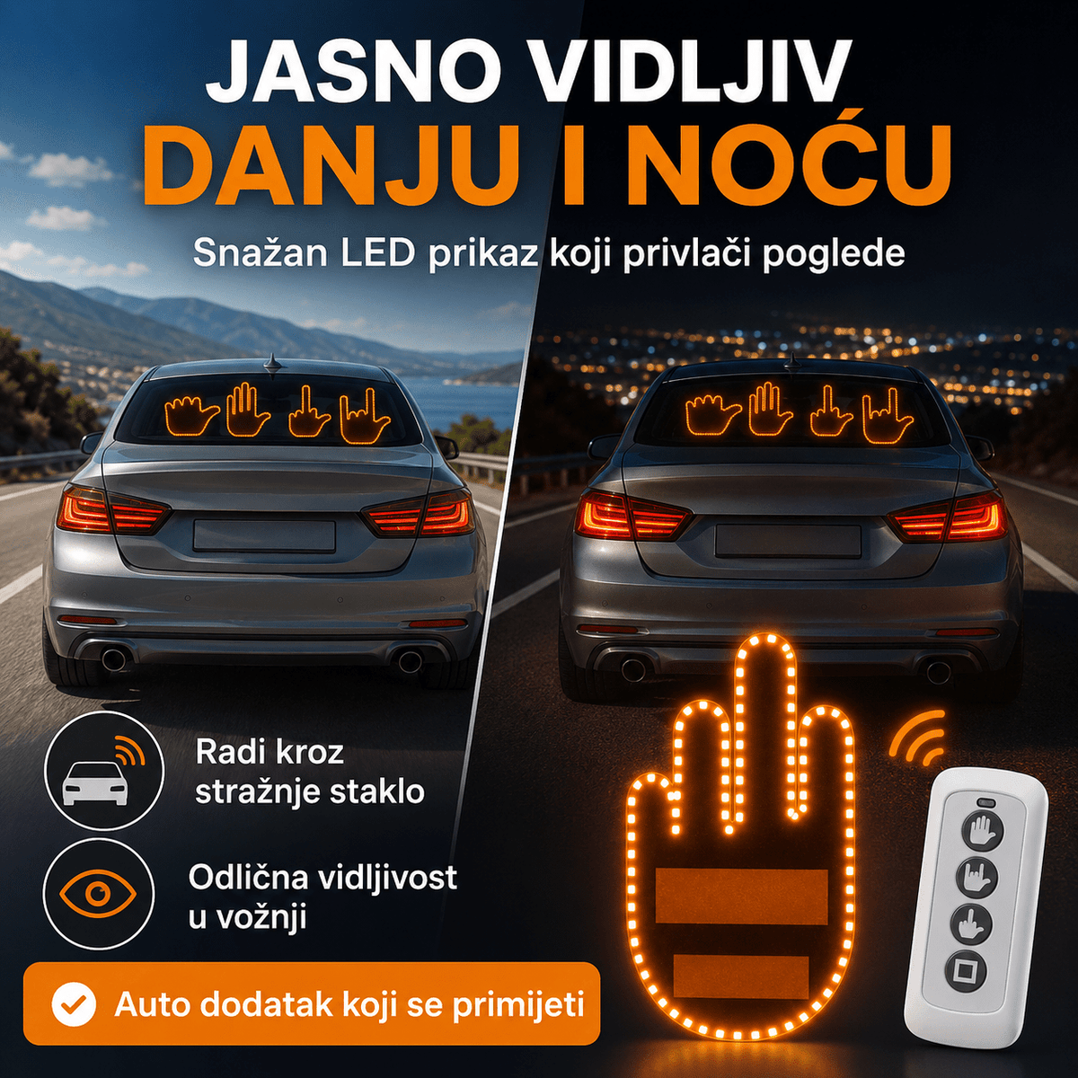 Interaktivni LED Znak za Auto – – – slika 4
