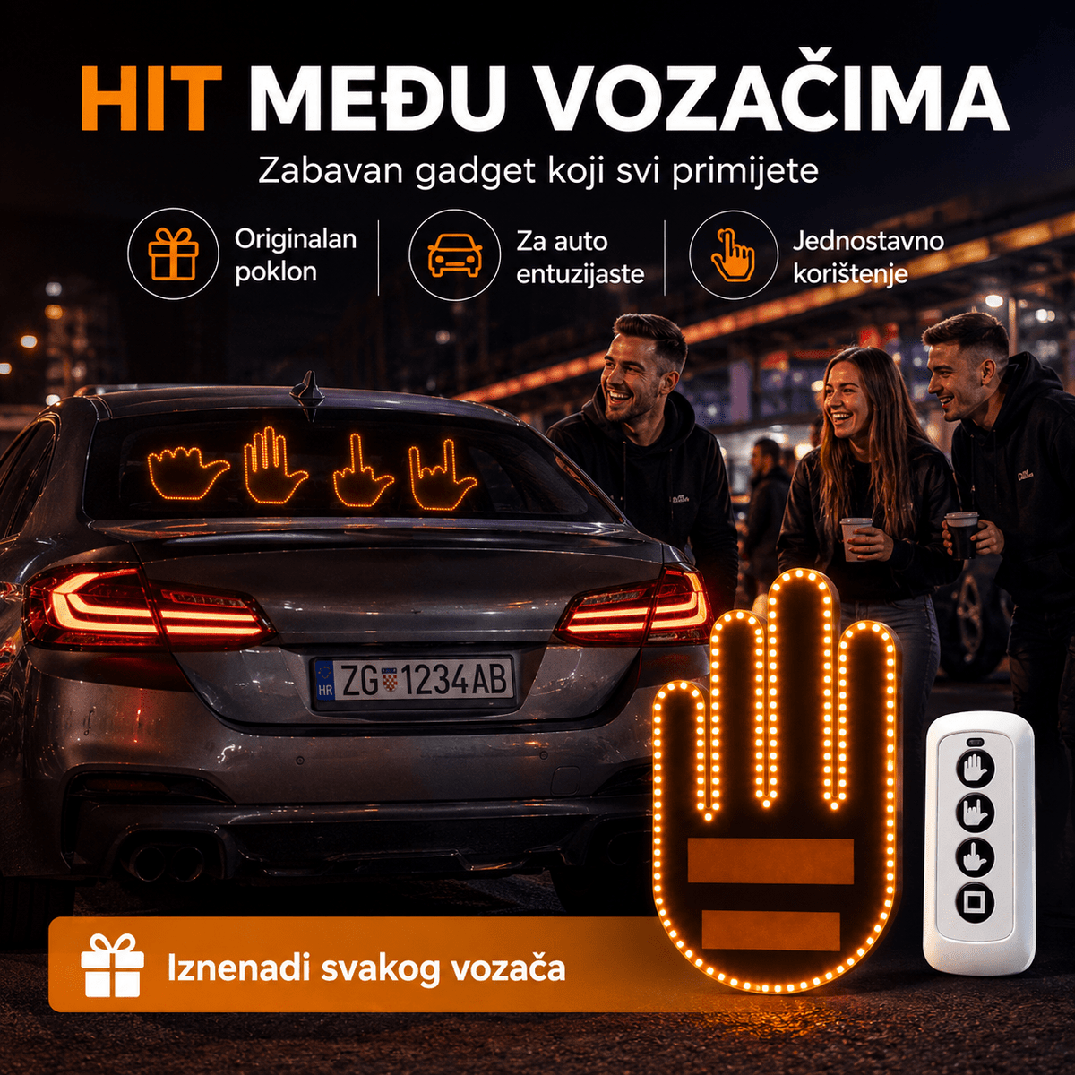 Interaktivni LED Znak za Auto – – – slika 6