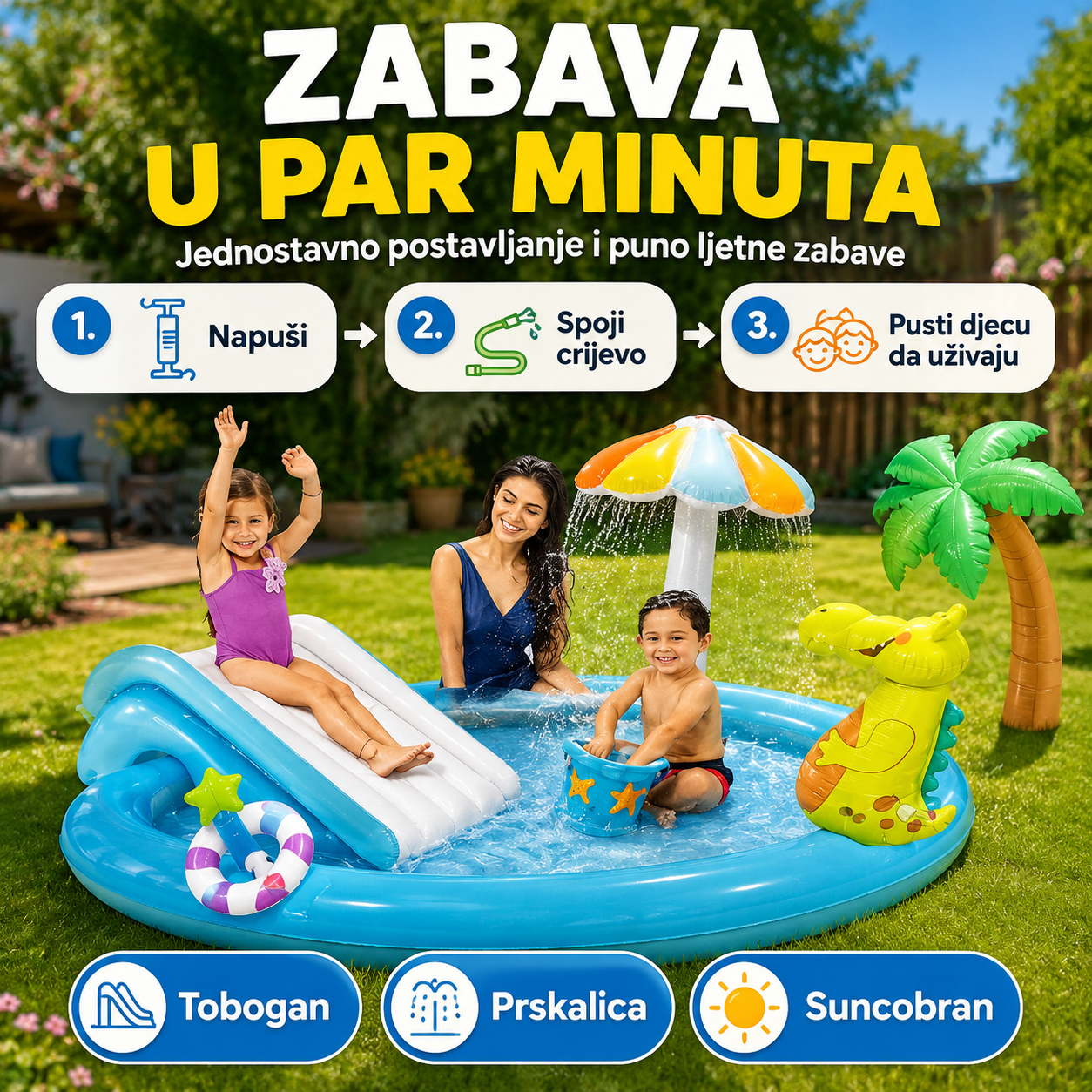Intex Aligator Vodeni Park – – – slika 5