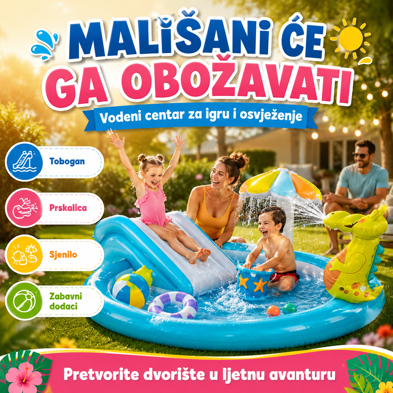 Intex Aligator Vodeni Park – – – slika 6