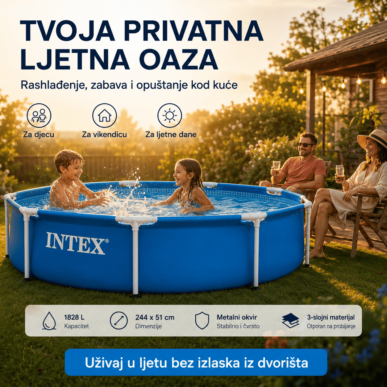 Intex Bazen 2.44m x 51 cm – – – slika 6