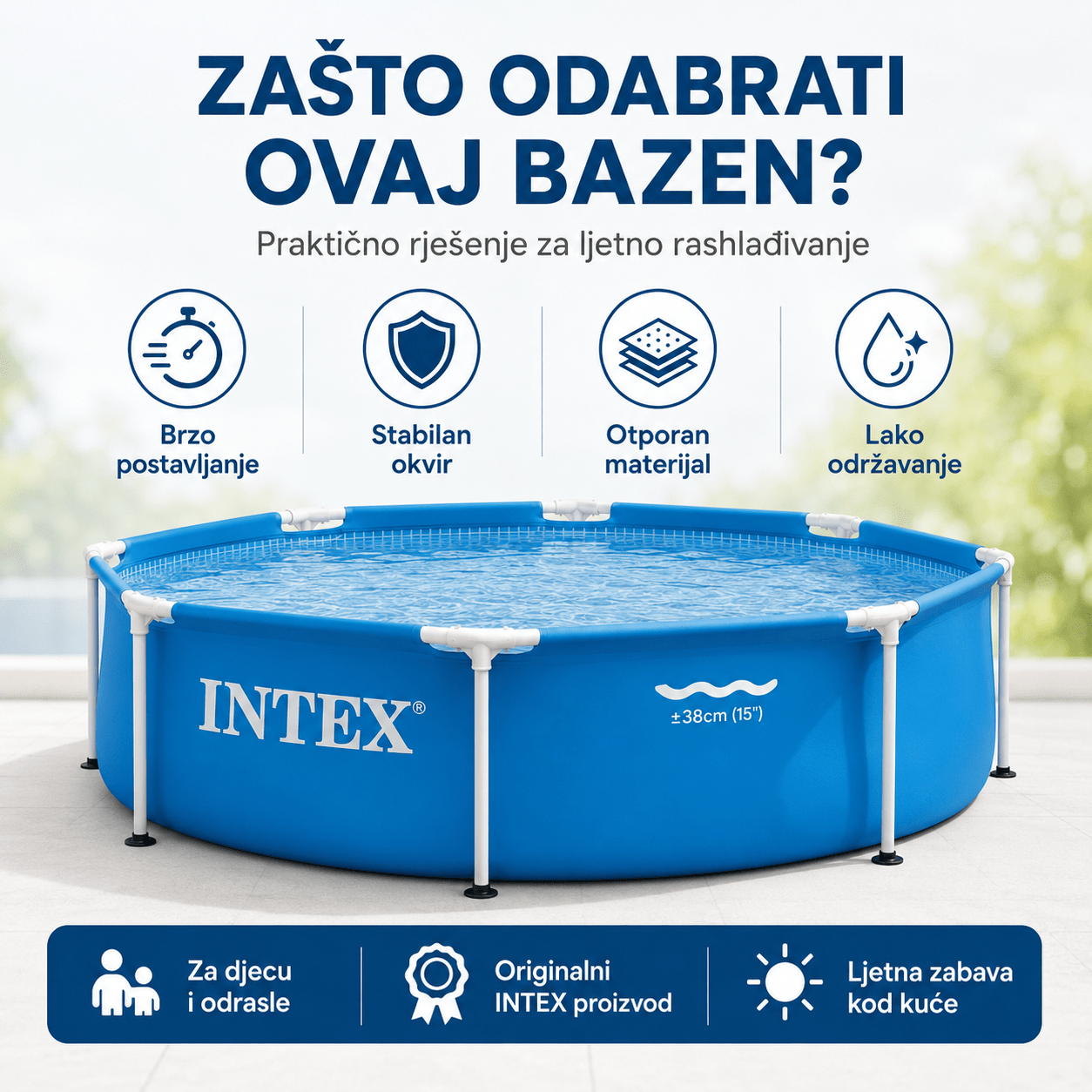 Intex Bazen 2.44m x 51 cm – – – slika 5