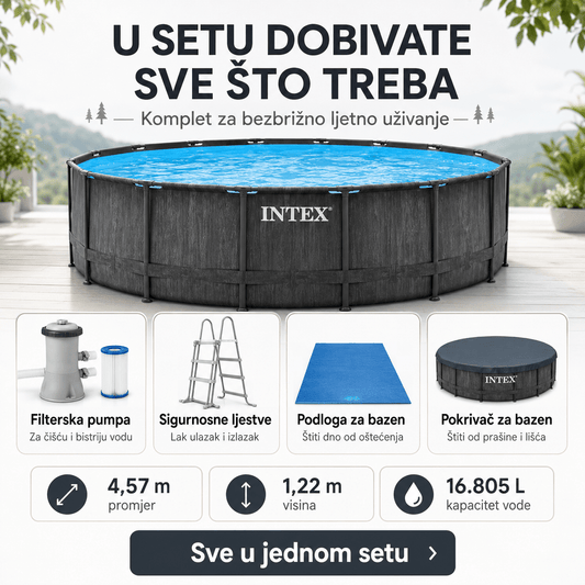 Intex Bazen 4.57m x 1.22m – – – slika 1