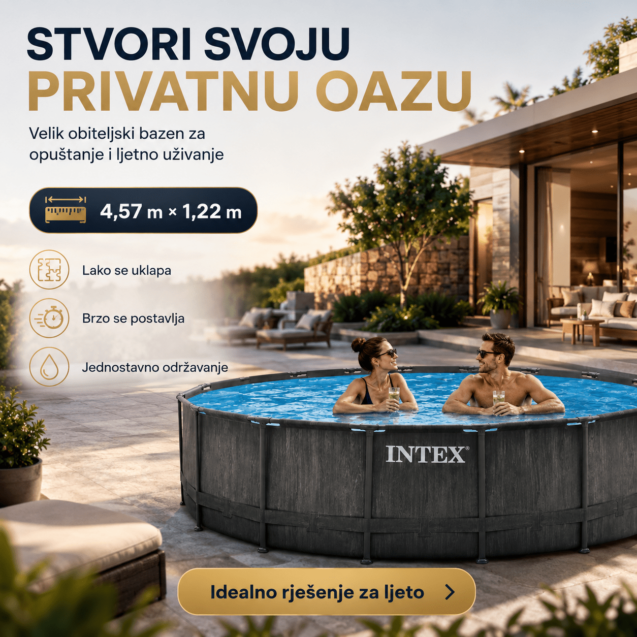 Intex Bazen 4.57m x 1.22m – – – slika 7