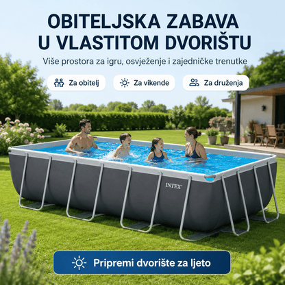 Intex Bazen 4.88m x 2.44m x 1.07m – – – slika 3