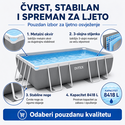 Intex Bazen 4M x 2M x 1.22M – – – slika 6