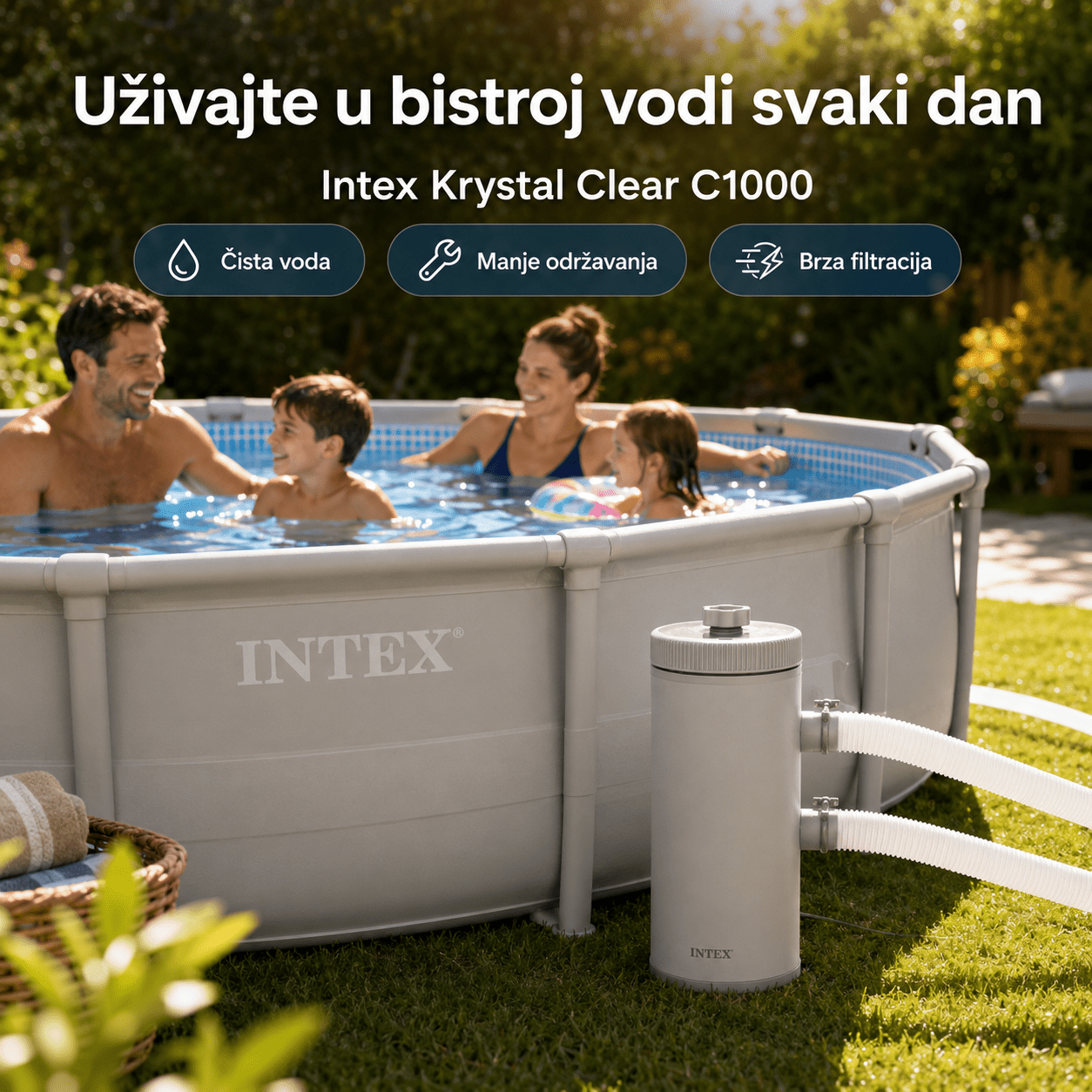 Intex C1000 Filter Pumpa – – – slika 3