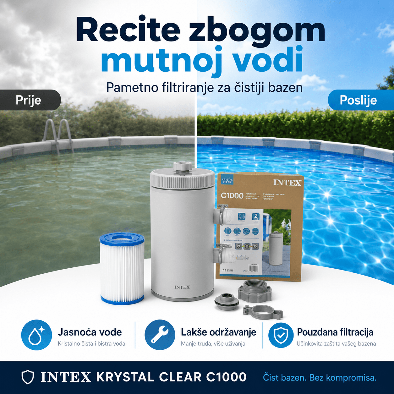 Intex C1000 Filter Pumpa – – – slika 1
