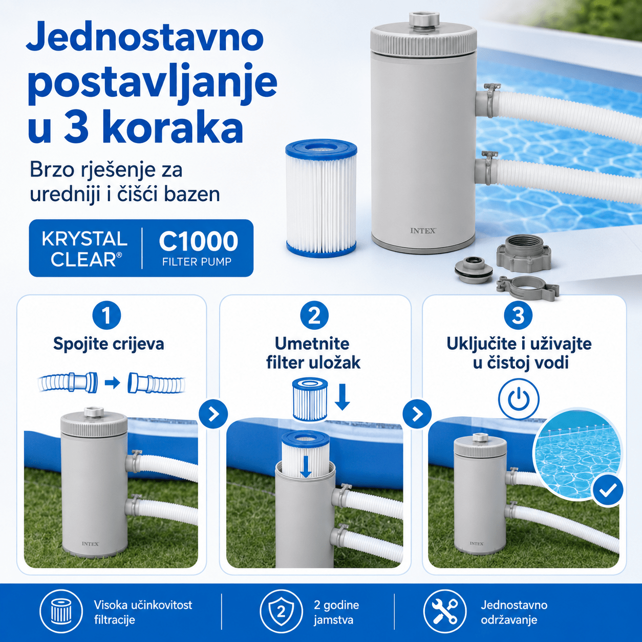 Intex C1000 Filter Pumpa – – – slika 4