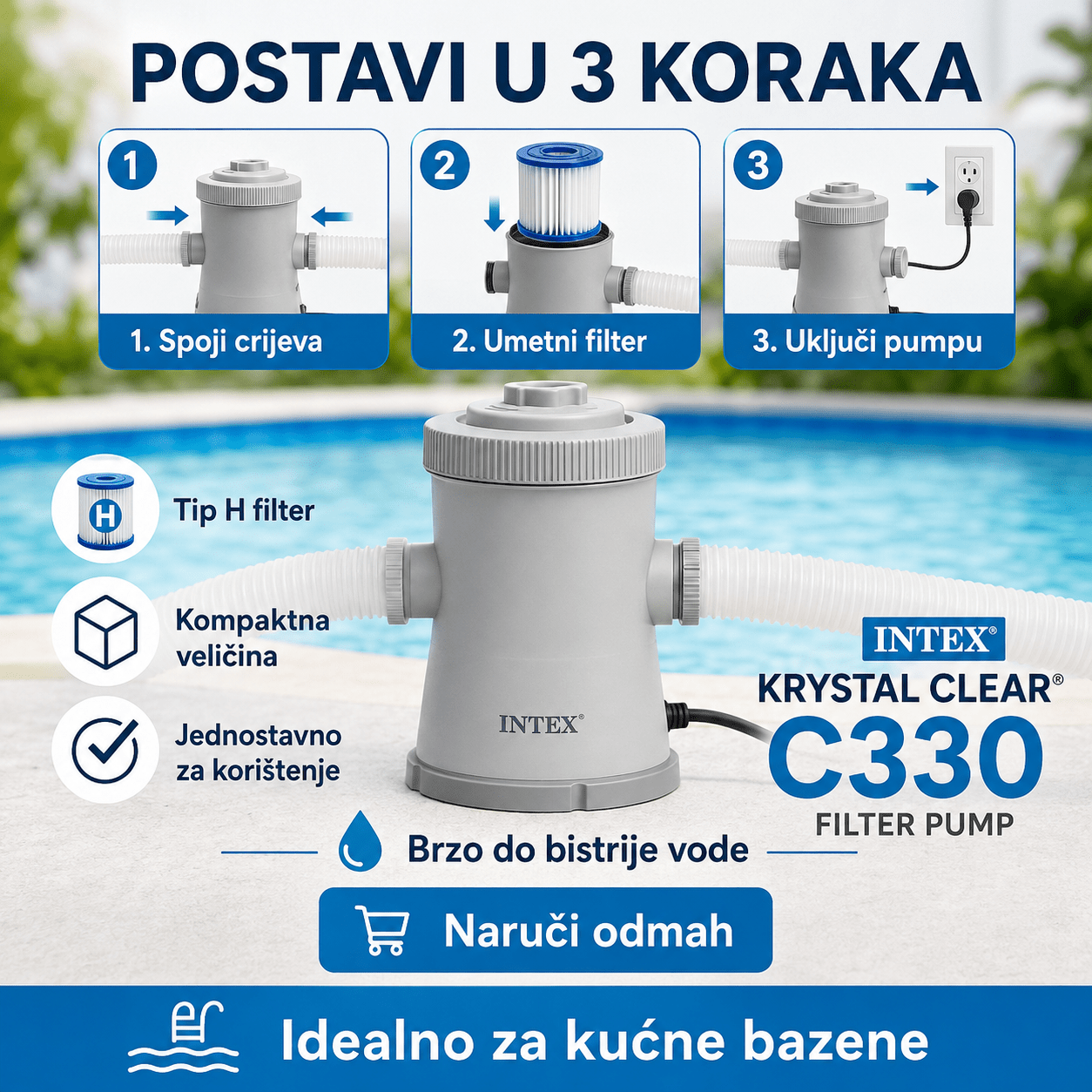 Intex C330 Filter Pumpa – – – slika 2