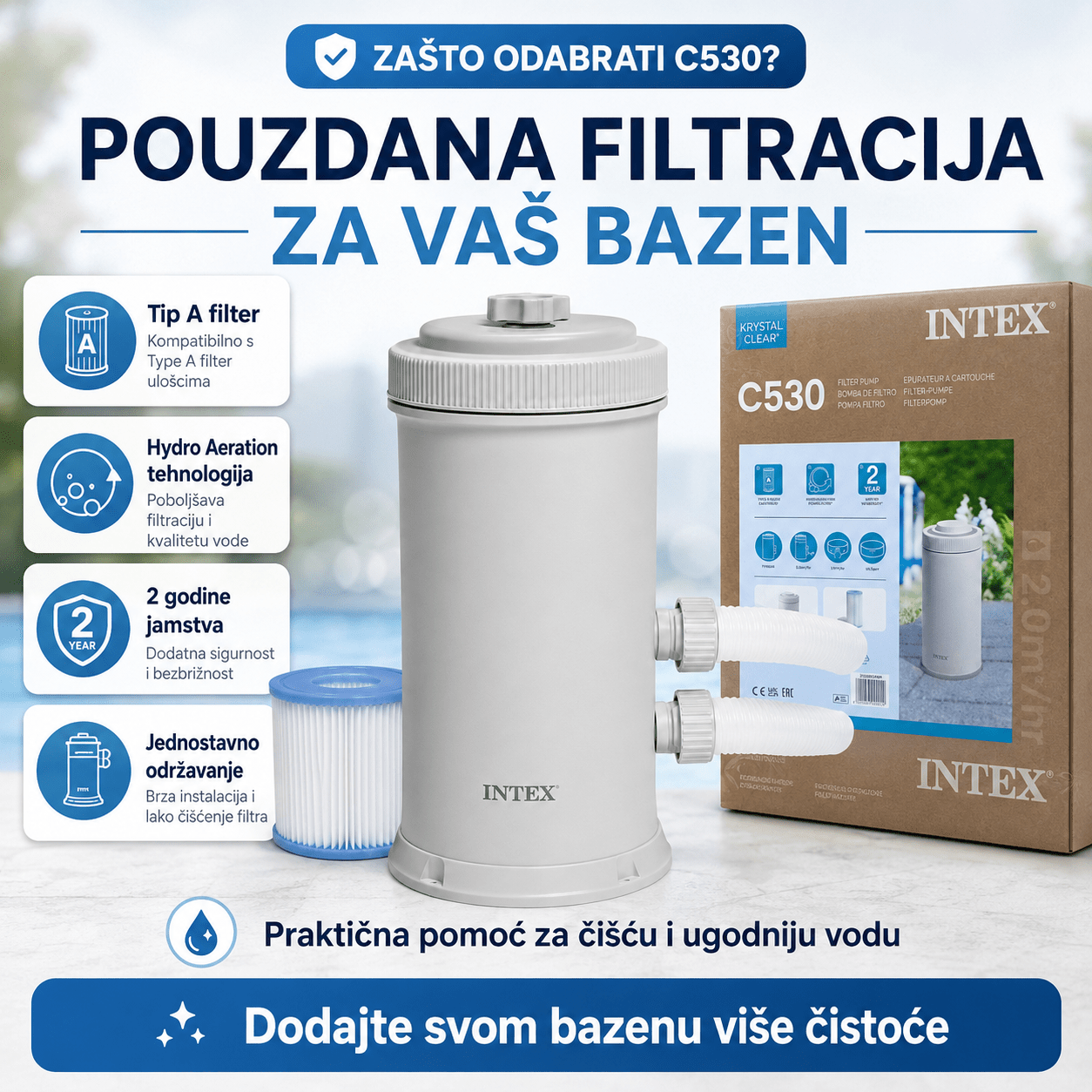 Intex C530 Filter Pumpa – – – slika 2