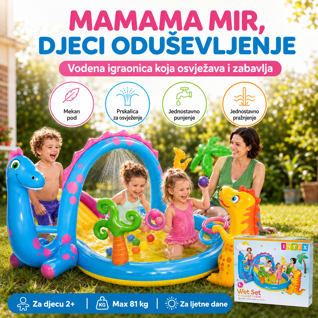 Intex Dinoland Dječiji Vodeni Park – – – slika 4