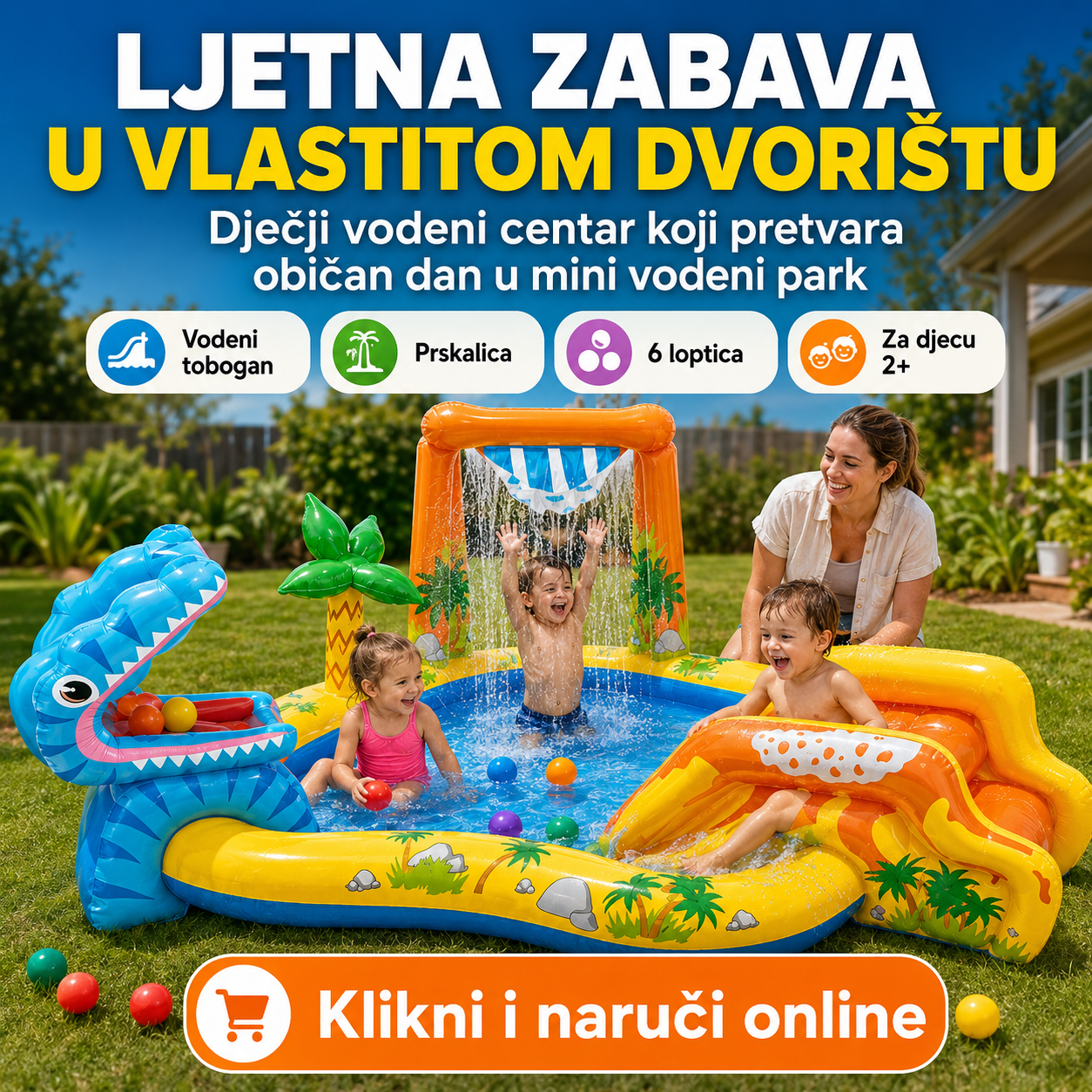 Intex Dinosaur Bazen Za Djecu – – – slika 5