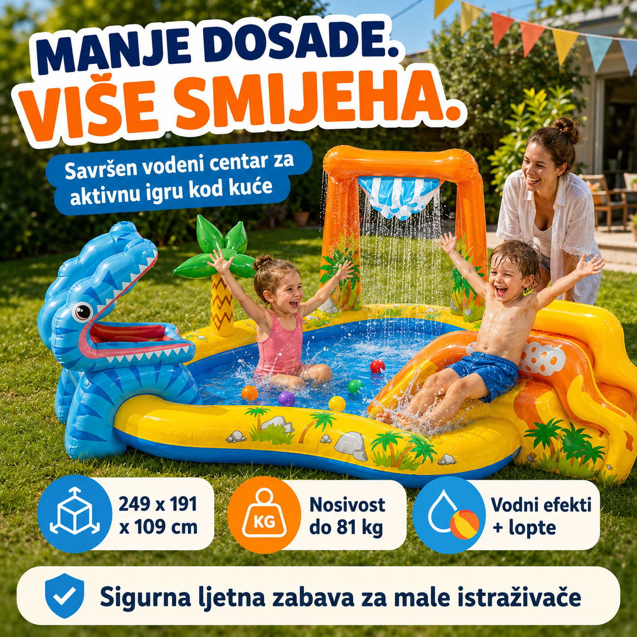Intex Dinosaur Bazen Za Djecu – – – slika 4