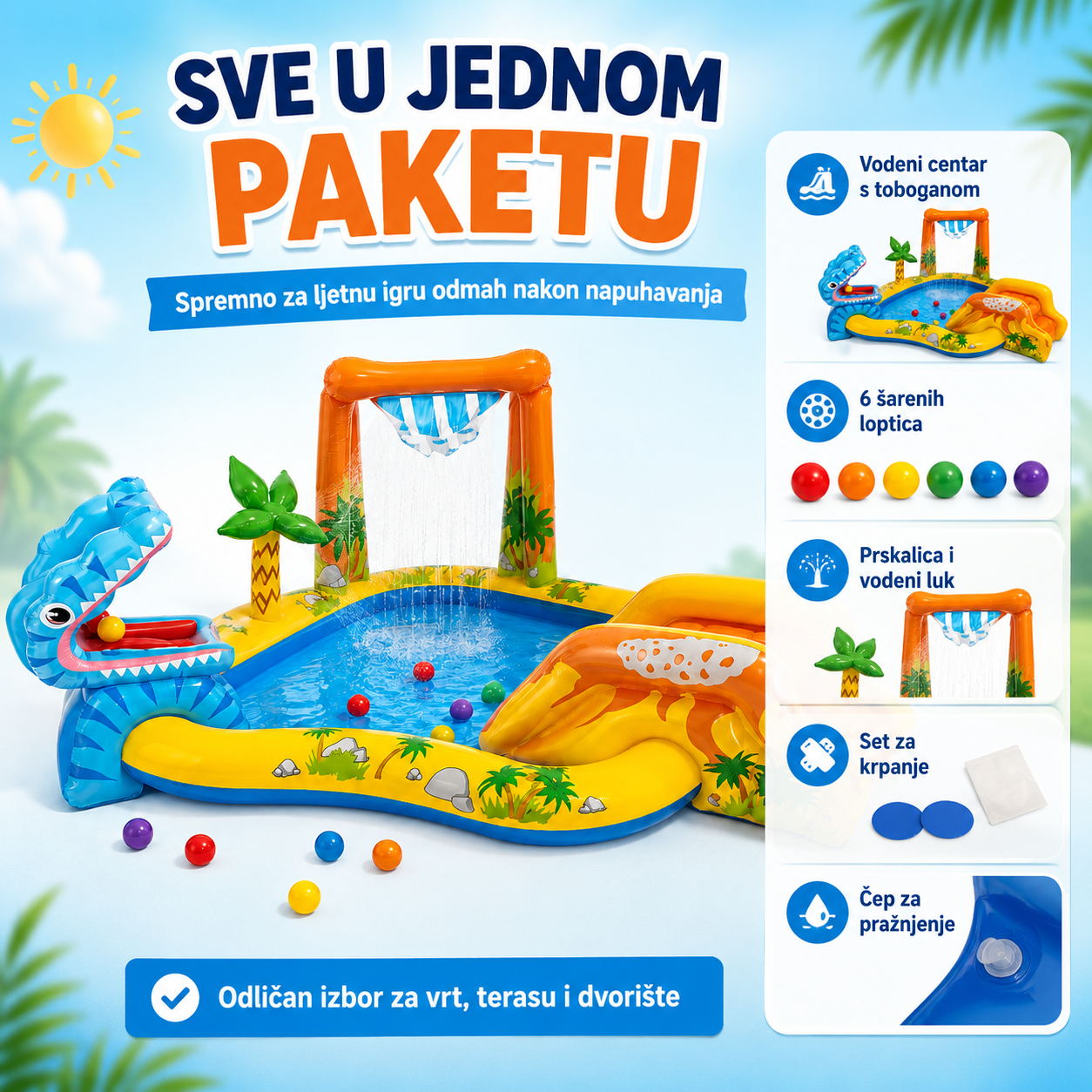 Intex Dinosaur Bazen Za Djecu – – – slika 2