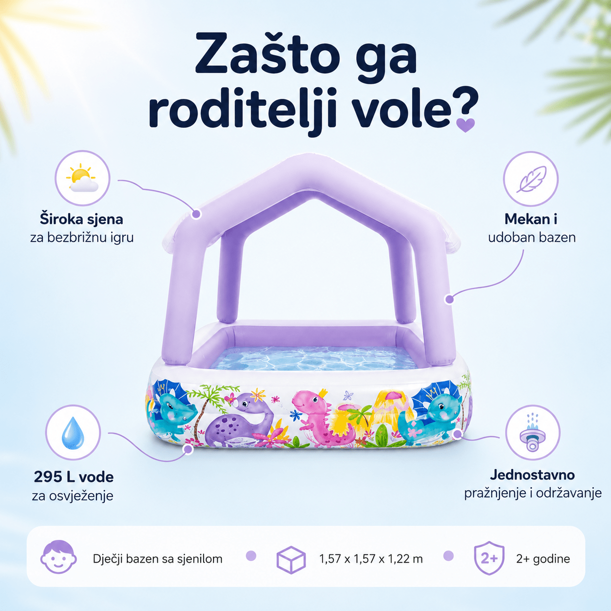 Intex Dječiji Bazen sa Krovom – – – slika 5