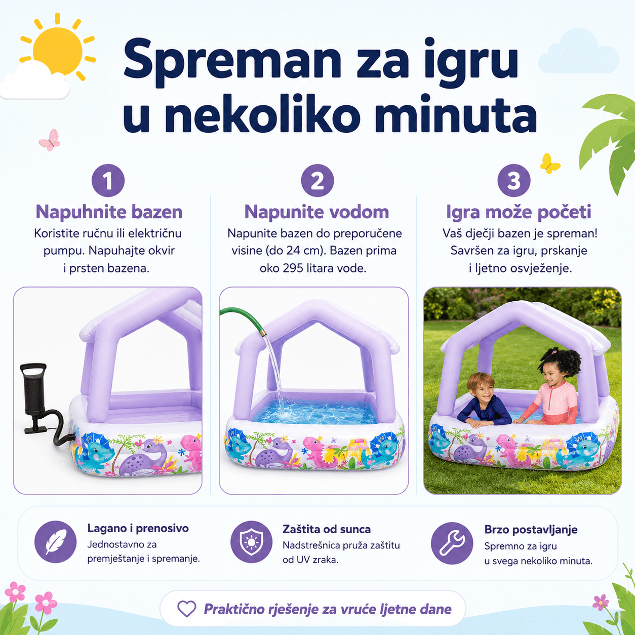 Intex Dječiji Bazen sa Krovom – – – slika 6